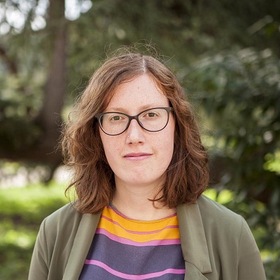 Photo portrait of Natalia Menendez Gonzalez at the EUI premises